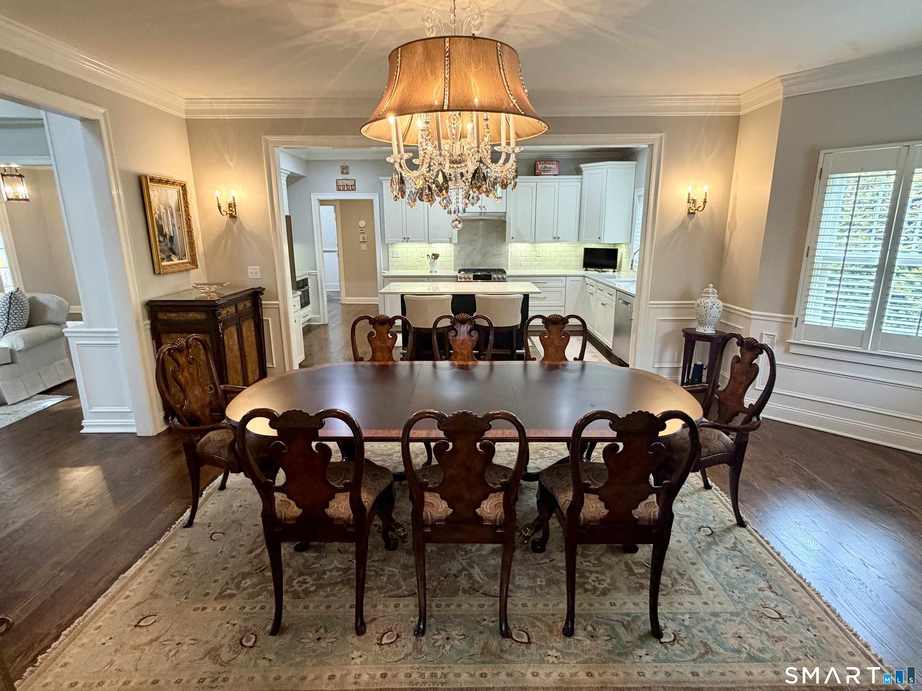 6 Winding Way, Unit 6 Trumbull, CT 06611 - Photo 9 of 37 a view of a dining room with furniture window and wooden floor