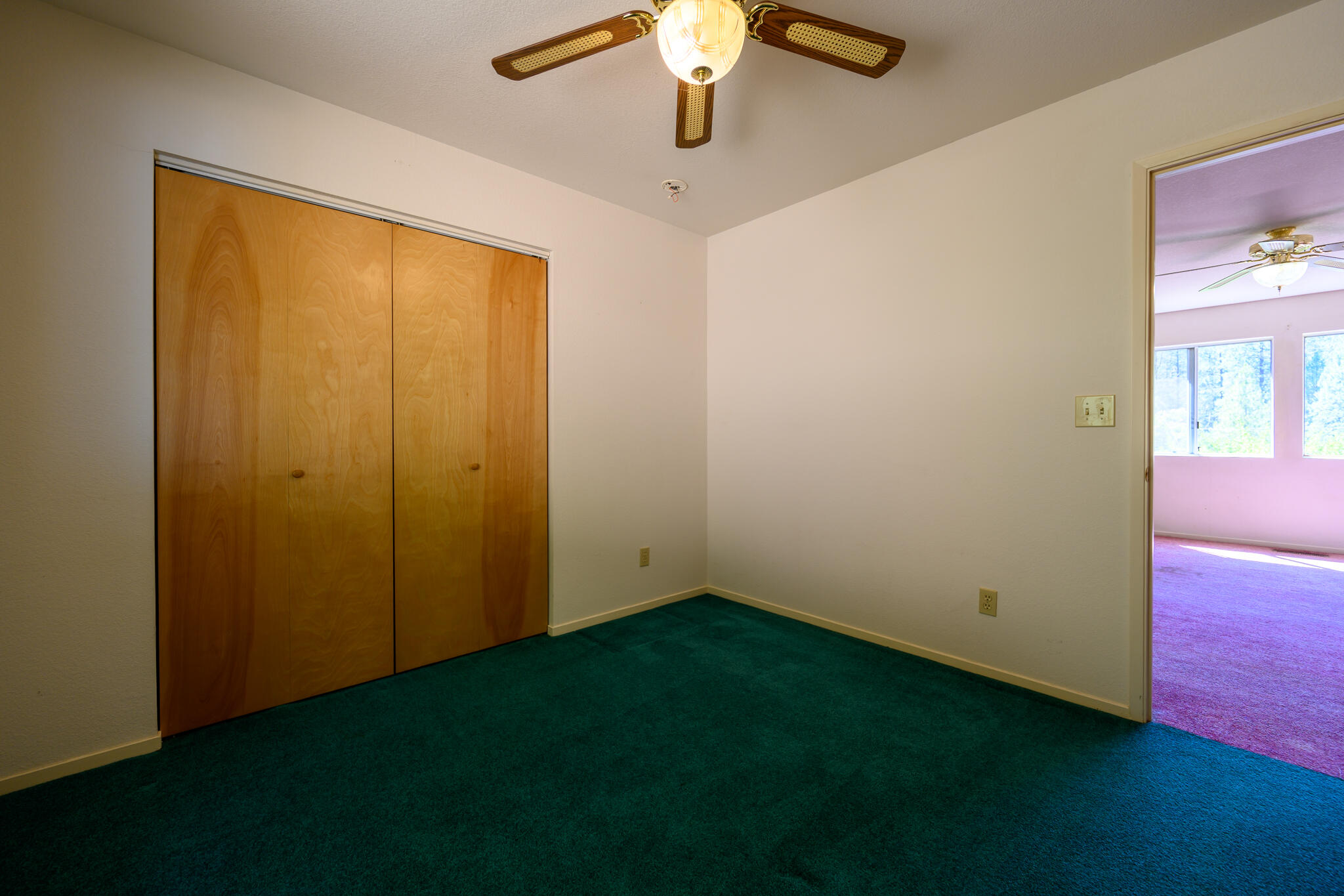 2307 Goose Ranch Road Lewiston, CA 96052 - Photo 31 of 37 a view of an empty room with window and wooden floor