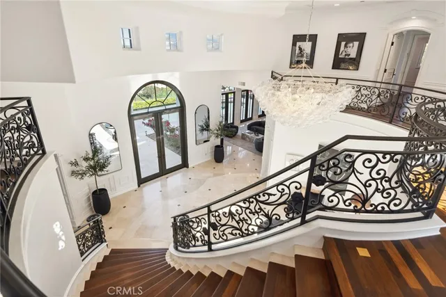 a very nice looking dining room with furniture window and outside view