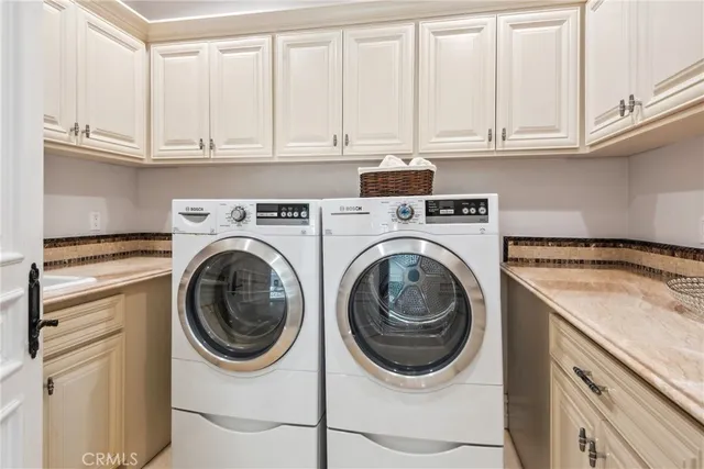 a view of a lake with a garden in the back