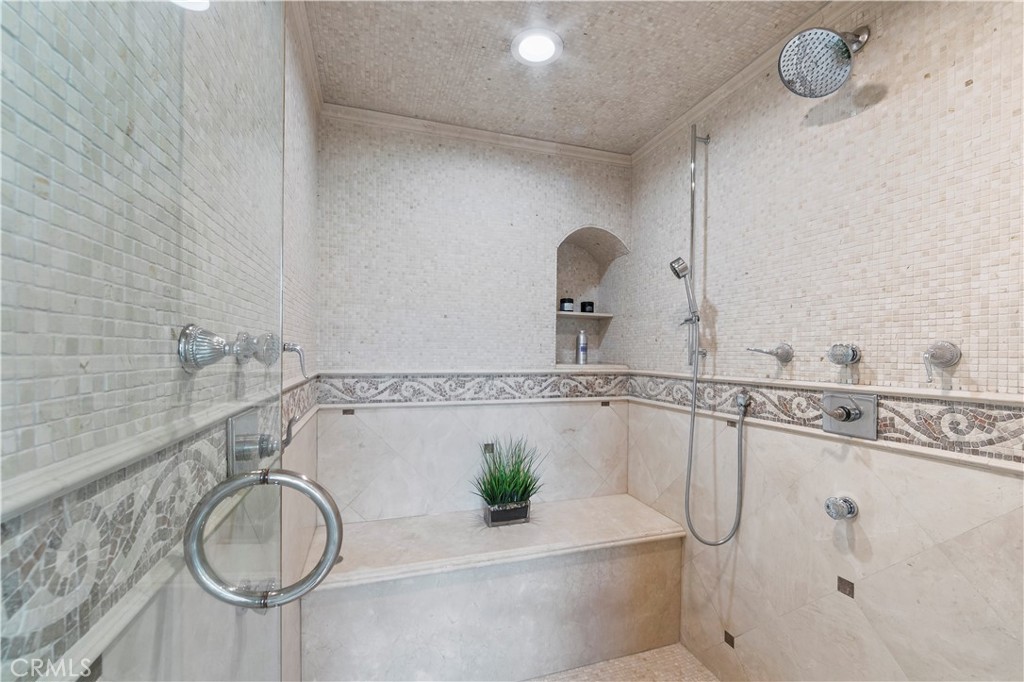 28 Shoreridge Newport Coast, CA 92657 - Photo 43 of 75 Primary walk-in shower/steam room.