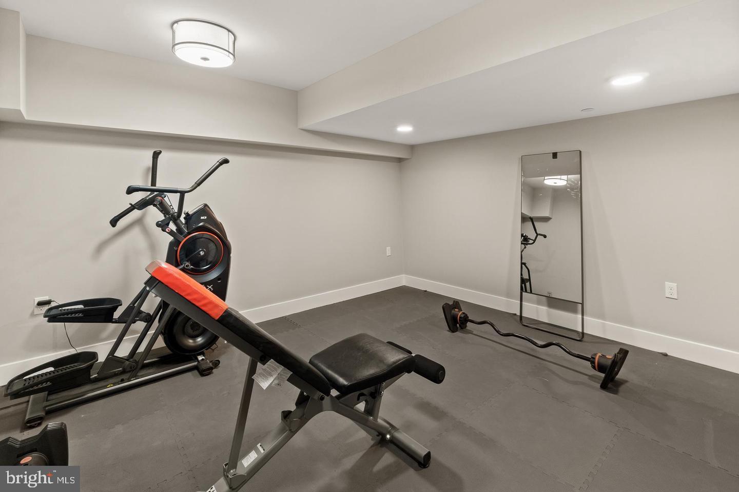 6713 Box Turtle Court New Market, MD 21774 - Photo 54 of 70 Gym with rubber flooring in basement.