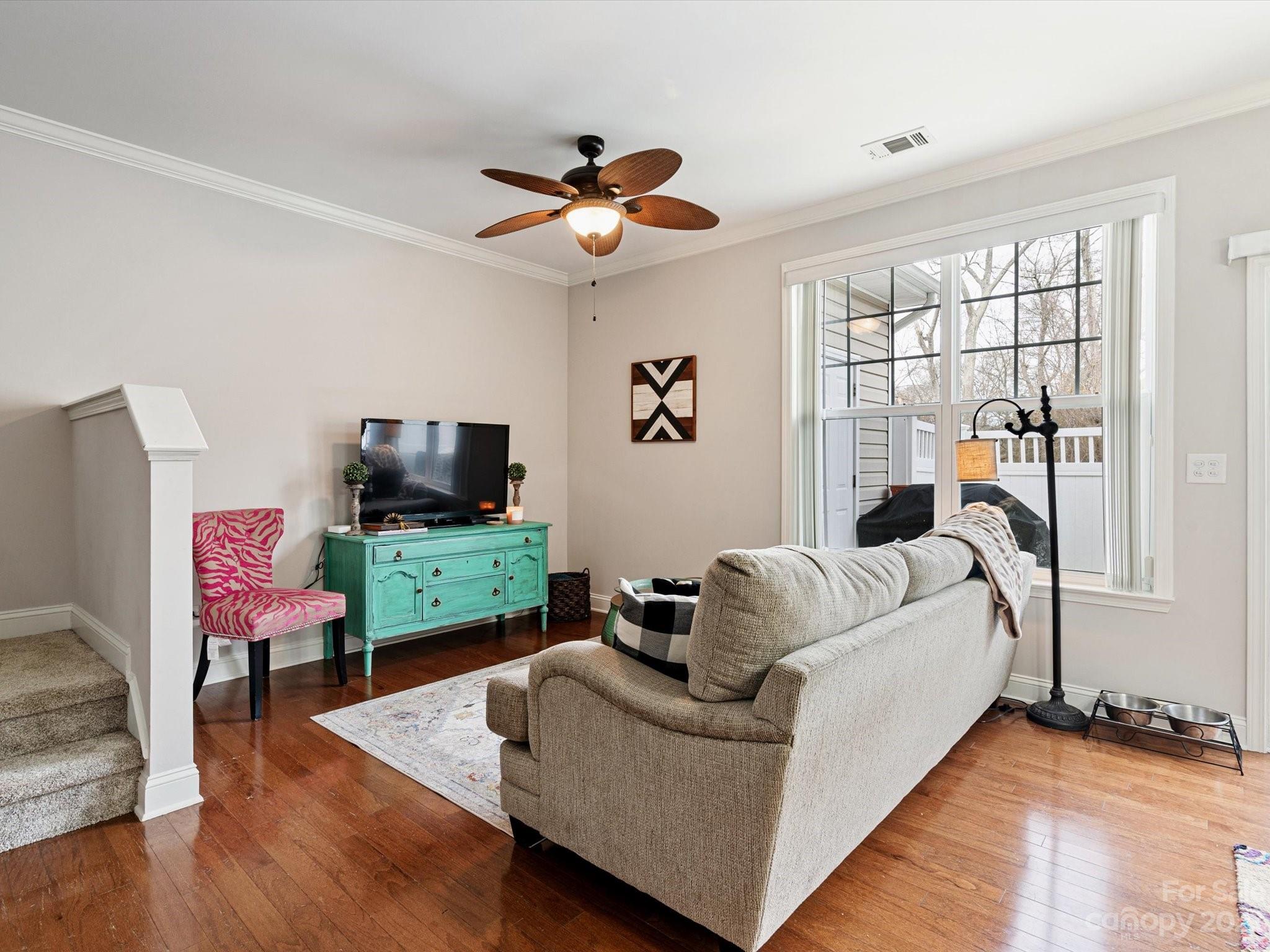 256 River Clay Road Fort Mill, SC 29708 - Photo 14 of 41 a living room with furniture and a flat screen tv