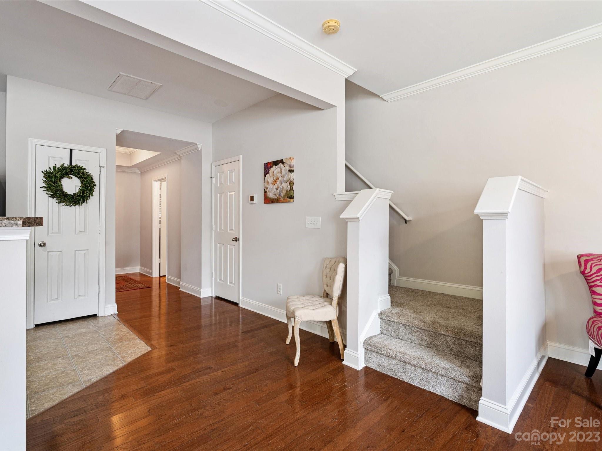 256 River Clay Road Fort Mill, SC 29708 - Photo 15 of 41 a view of a hallway with wooden floor and entryway