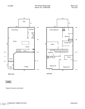 $365,000 | 337 Kineton Woods Way, Garner, NC 27529