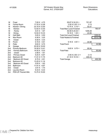 $365,000 | 337 Kineton Woods Way, Garner, NC 27529