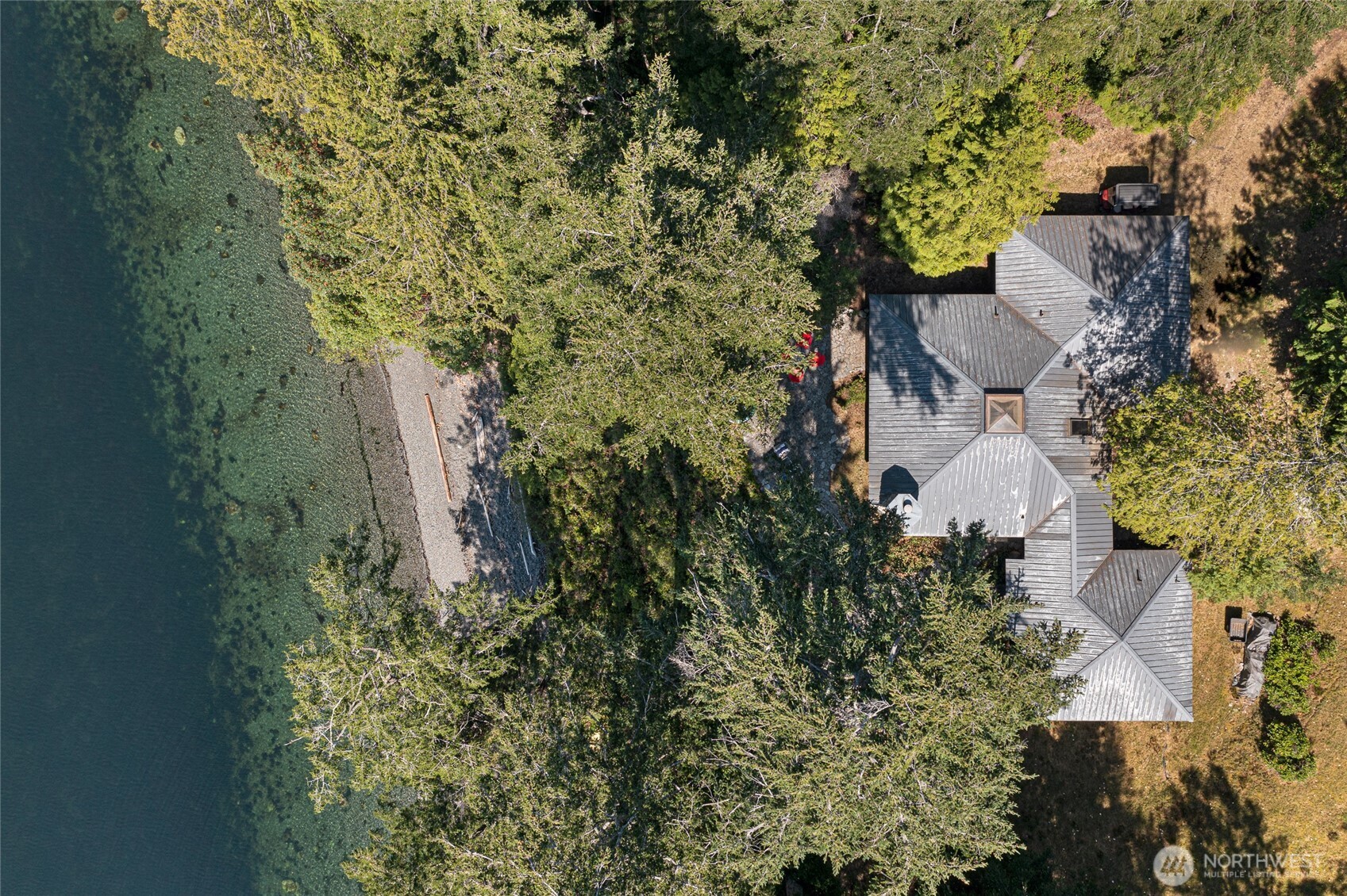 30 Smugglers Cove Road Friday Harbor, WA 98250 - Photo 17 of 39 an aerial view of a house with yard