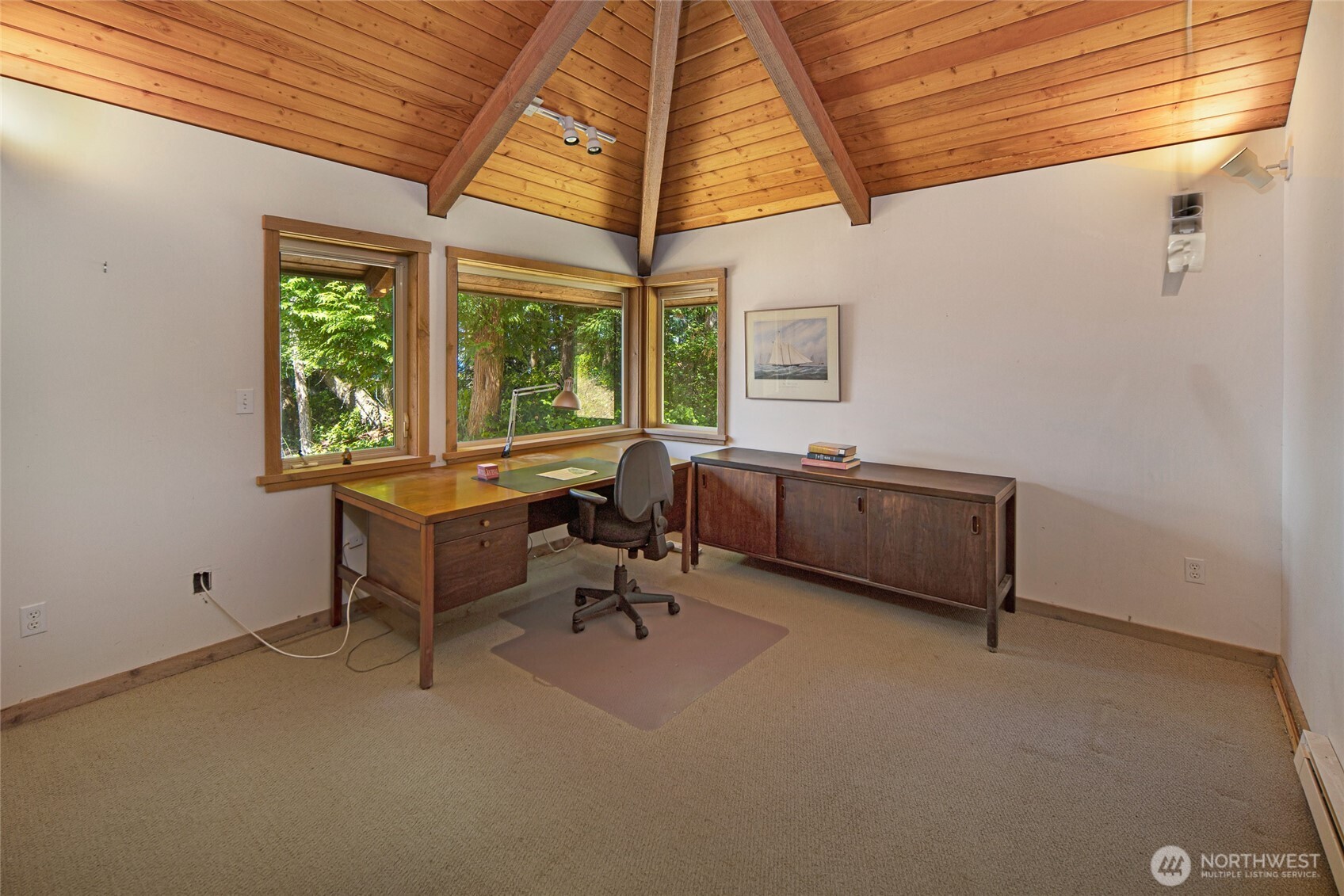 30 Smugglers Cove Road Friday Harbor, WA 98250 - Photo 28 of 39 a living room with furniture and a large window