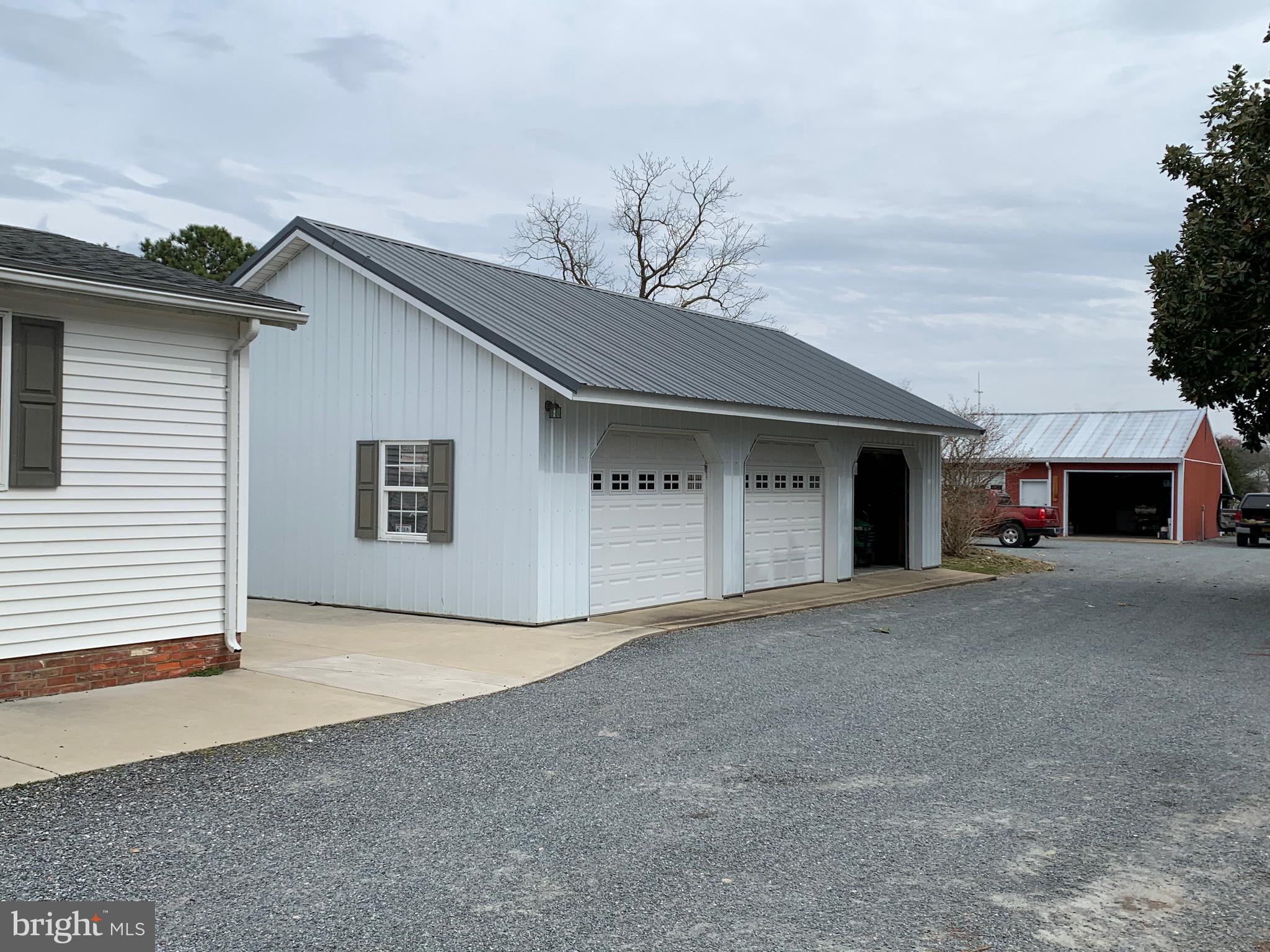 13457 Holly Road Greensboro, MD 21639 - Photo 16 of 22 3 Bay Garage with drive thru door in center rear.