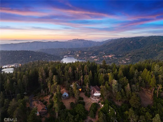 a view of a city with mountain view
