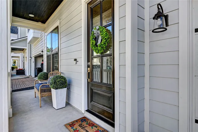 a view of a entryway door of the house