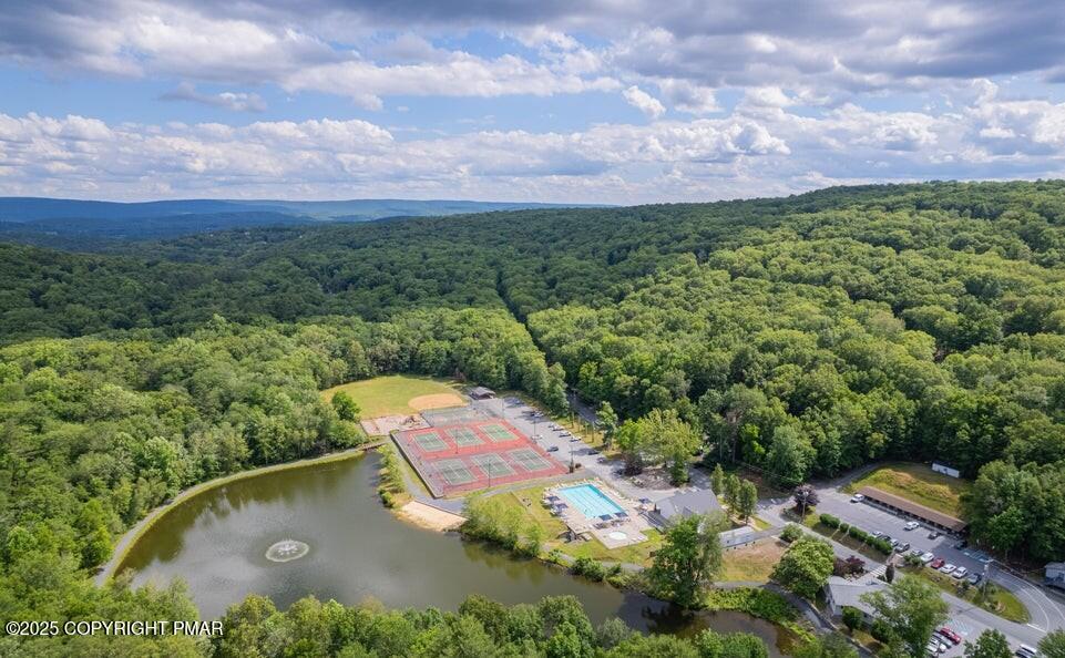 Lot 695 Decker Road Bushkill, PA 18324 - Photo 50 of 55 an aerial view of a house with a yard