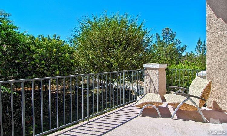 1373 Hidden Ranch Drive Simi Valley, CA 93063 - Photo 34 of 50 a view of balcony with wooden floor and outdoor seating