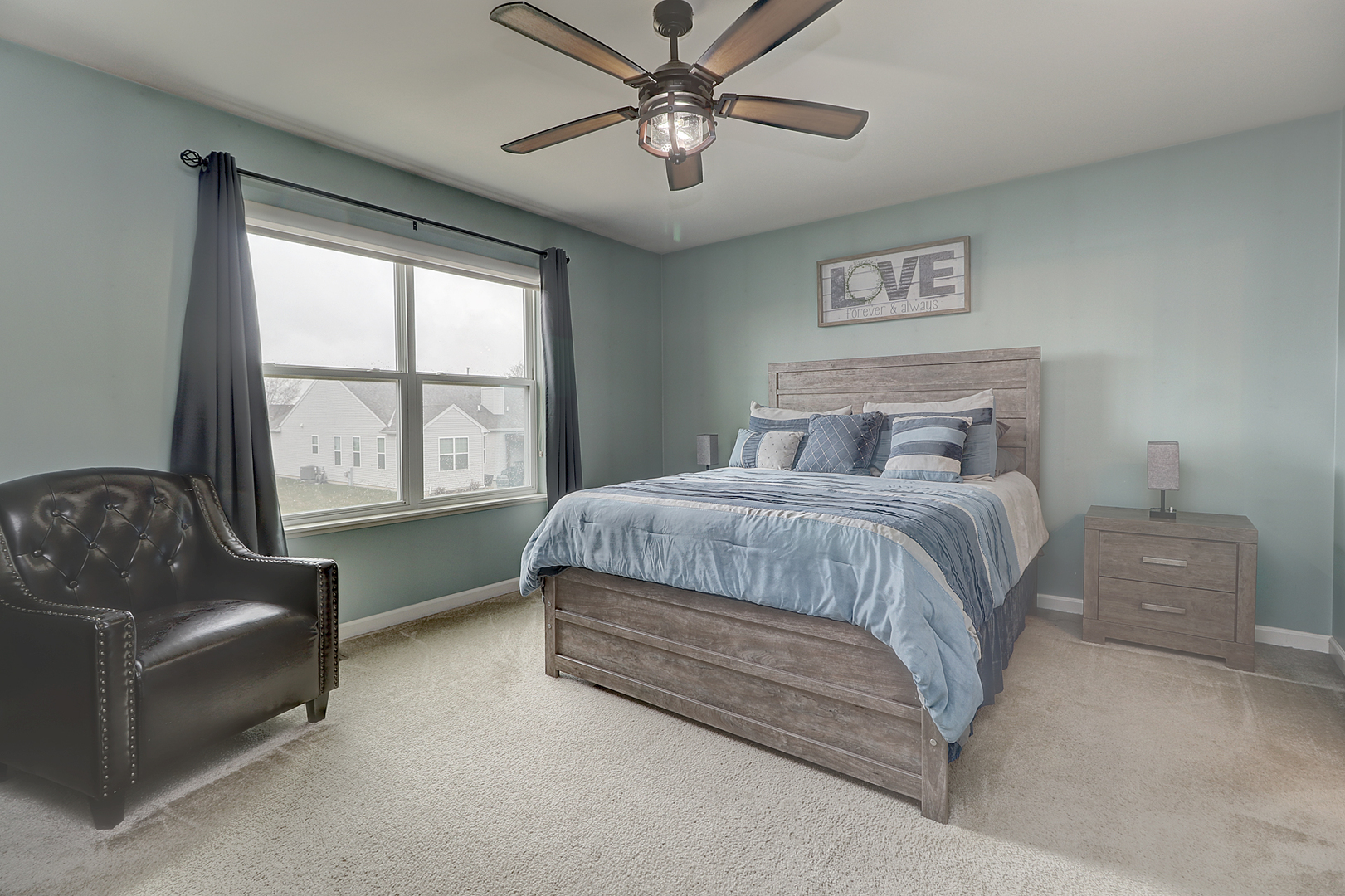 1809 Wesley Court Joliet, IL 60431 - Photo 12 of 29 a bedroom with a bed couch and window