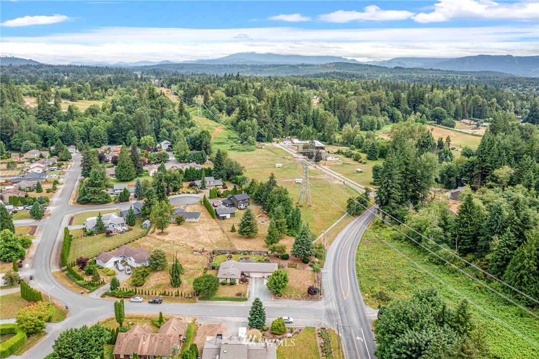 25431 Cromwell Road Monroe, WA 98272 - Photo 37 of 40 an aerial view of residential houses with outdoor space