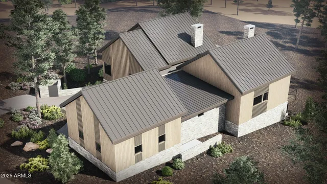 a view of backyard with barbeque and grill