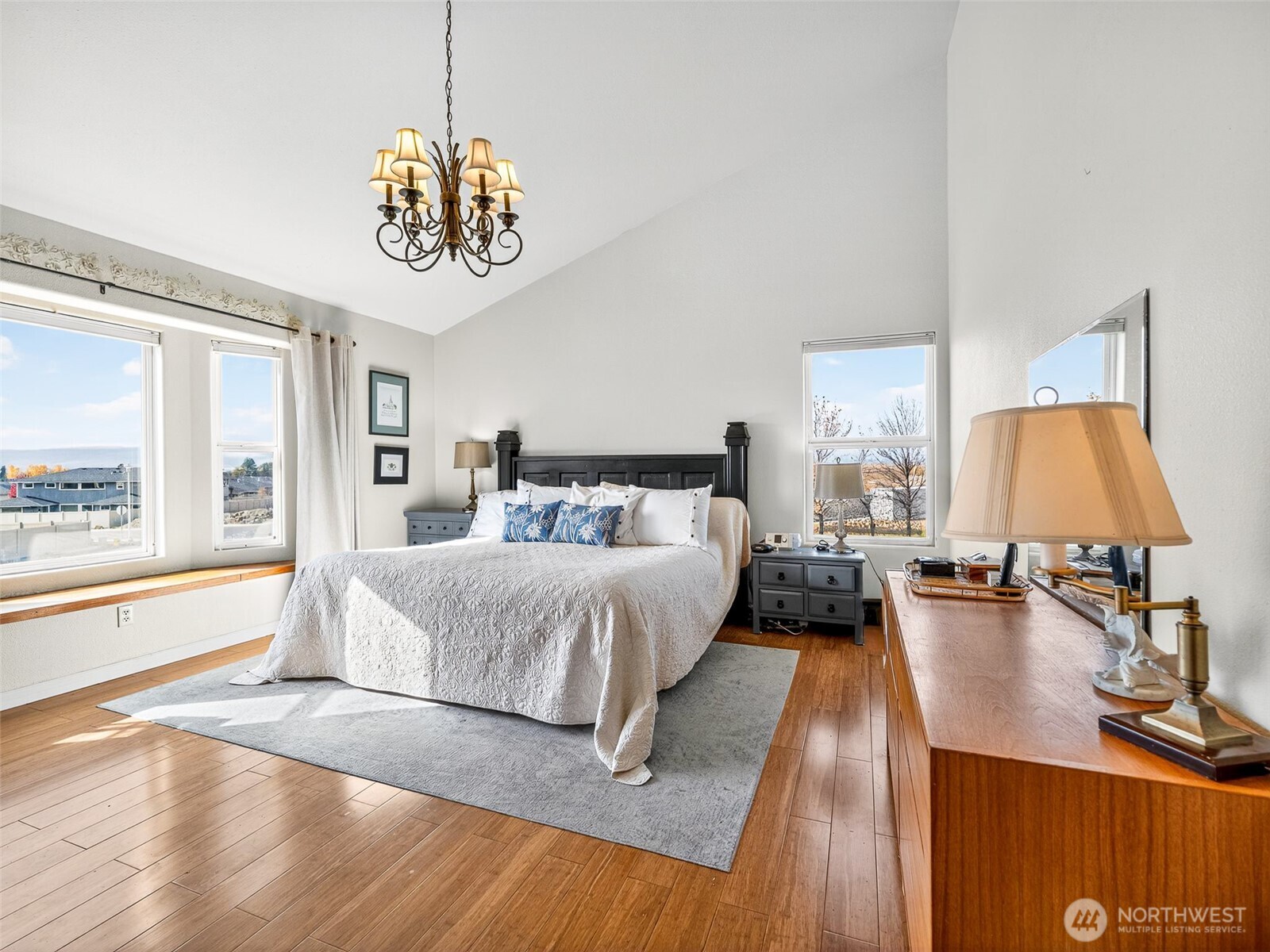 430 Gail Road Ellensburg, WA 98926 - Photo 27 of 40 a bedroom with a bed lamps and window