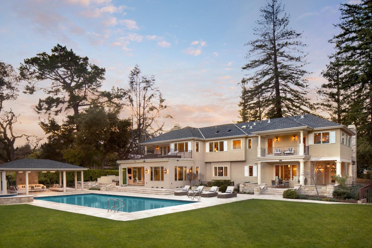 89 Almendral Avenue Atherton, CA 94027 - Photo 3 of 26 a front view of a building with garden