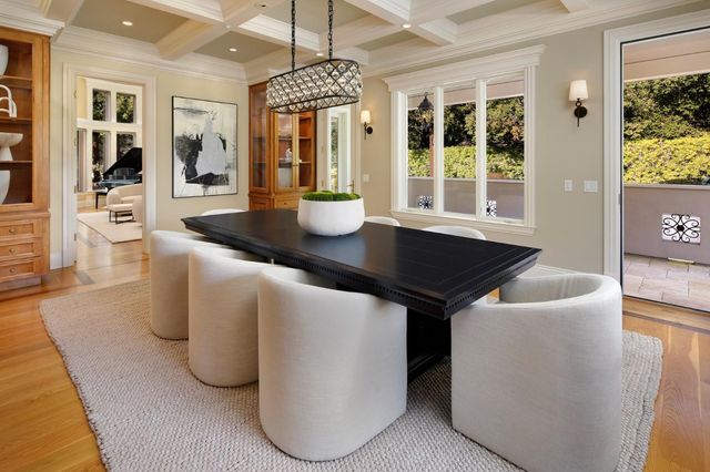 a kitchen with a sink and a refrigerator