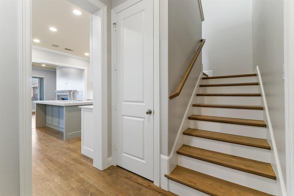 6531 Roper Street Dallas, TX 75209 - Photo 17 of 40 a view of entryway and kitchen