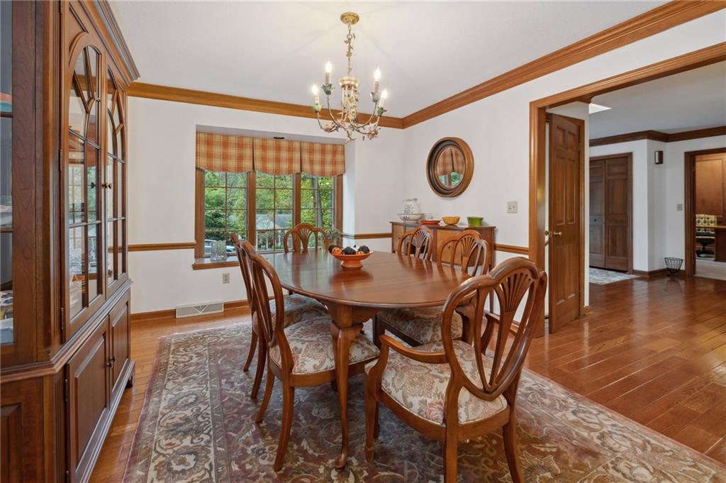 9780 Woodland Road North Pittsburgh, PA 15237 - Photo 17 of 47 Entertaining Is A Joy In The Classic Dining Room