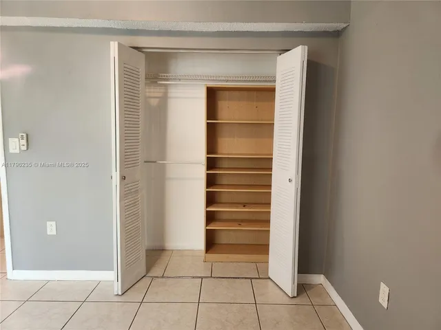 a view of walk in closet