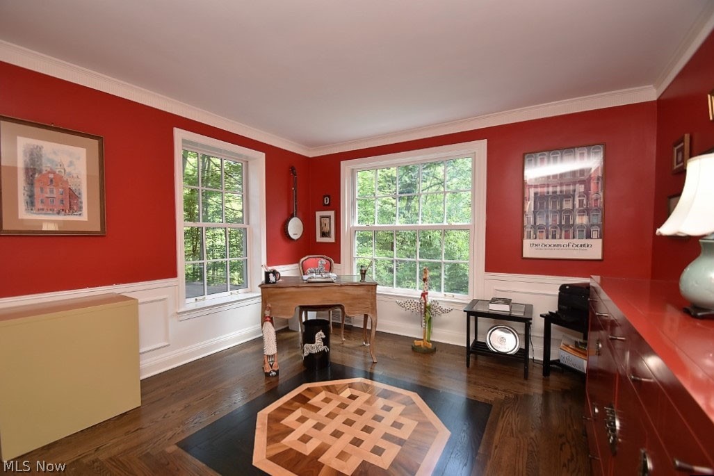 13685 County Line Road Novelty, OH 44072 - Photo 19 of 30 Bedroom #3 with inlaid wood floor now used as office