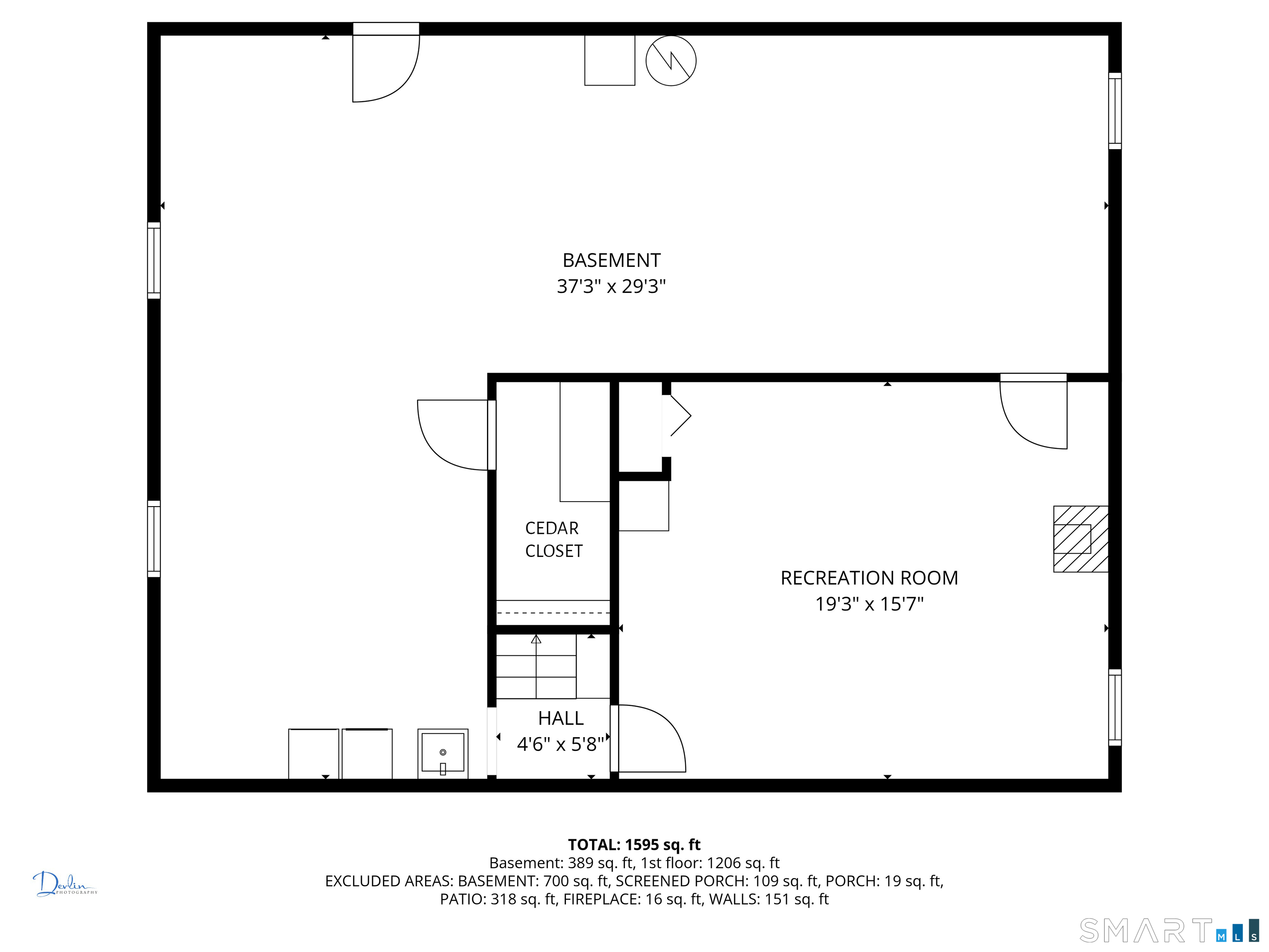 10 Runnymede Lane, Unit 10 Madison, CT 06443 - Photo 30 of 30 Basement floor plan