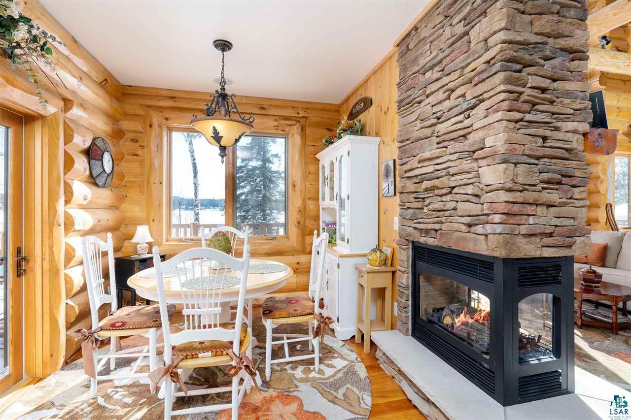 5960 North Pike Lake Road Duluth, MN 55811 - Photo 12 of 49 Stacked Stone Gas Fireplace from Energy Plus!