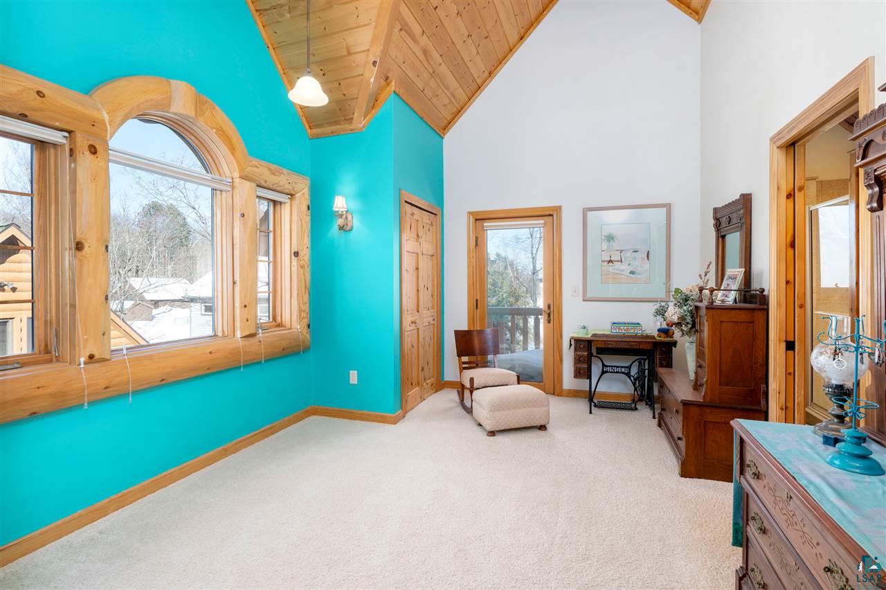 5960 North Pike Lake Road Duluth, MN 55811 - Photo 22 of 49 A King Size Bed fits perfectly here and faces the Sport Court.
