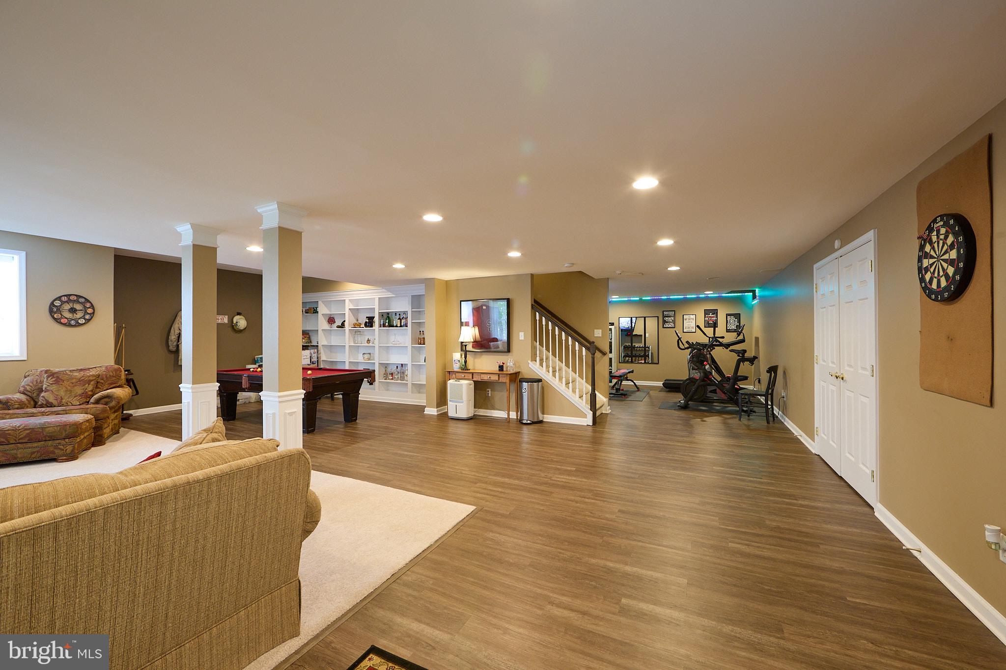 661 St Matthews Road Chester Springs, PA 19425 - Photo 53 of 64 Spacious basement retreat for leisure.
