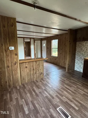 wooden floor in an empty room