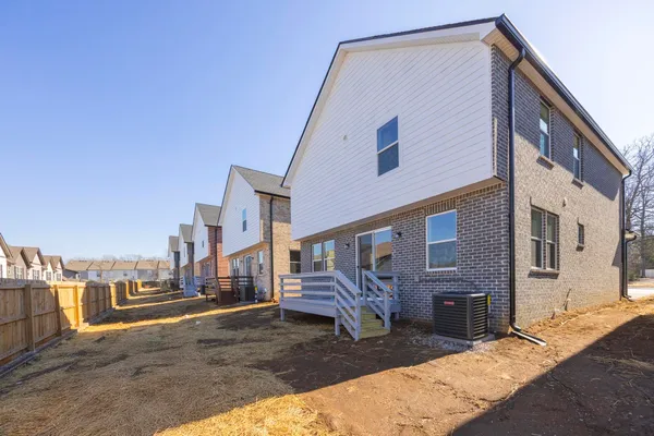 a street view with tall buildings