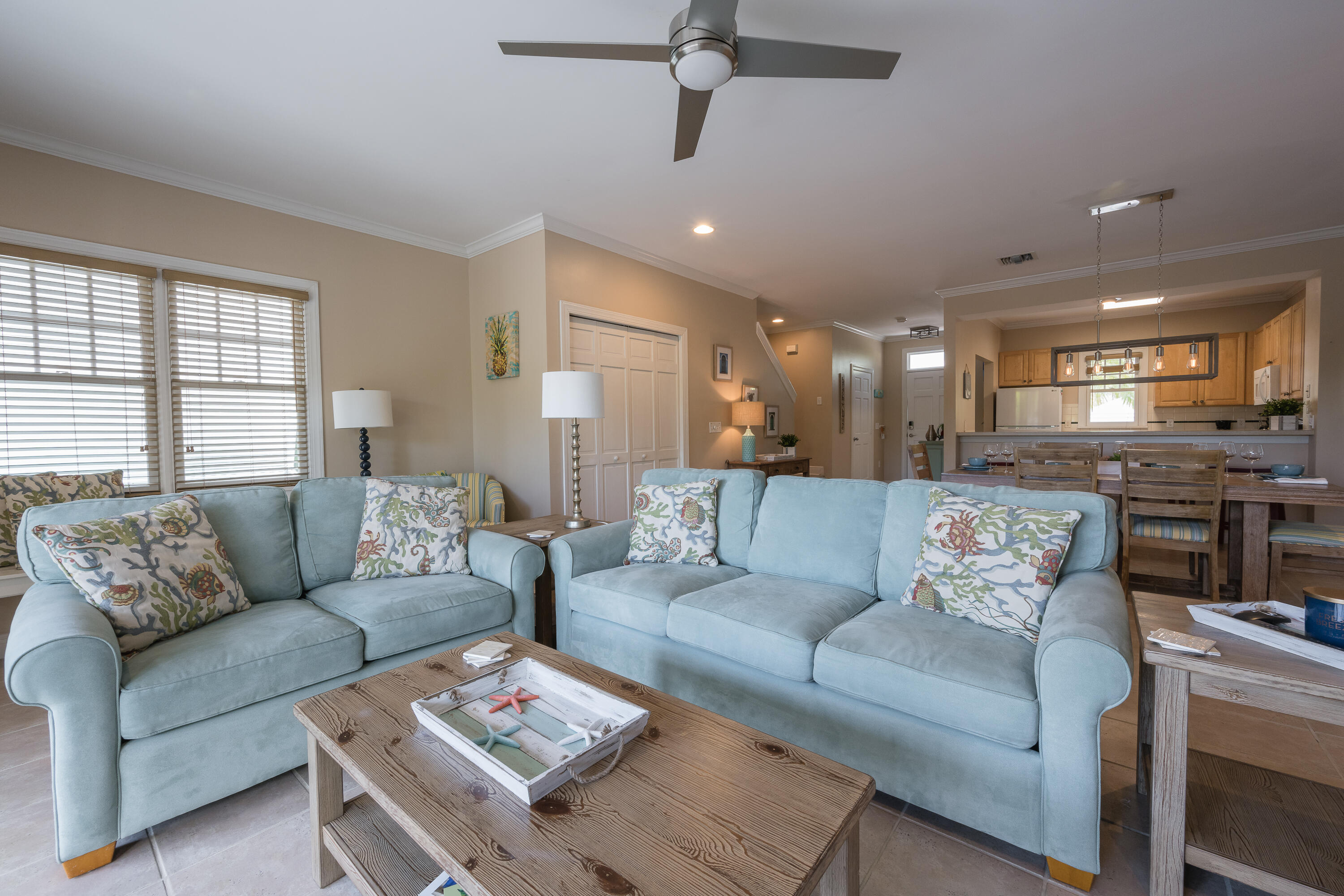 243 Golf Club Drive Key West, FL 33040 - Photo 16 of 54 a living room with furniture and kitchen view