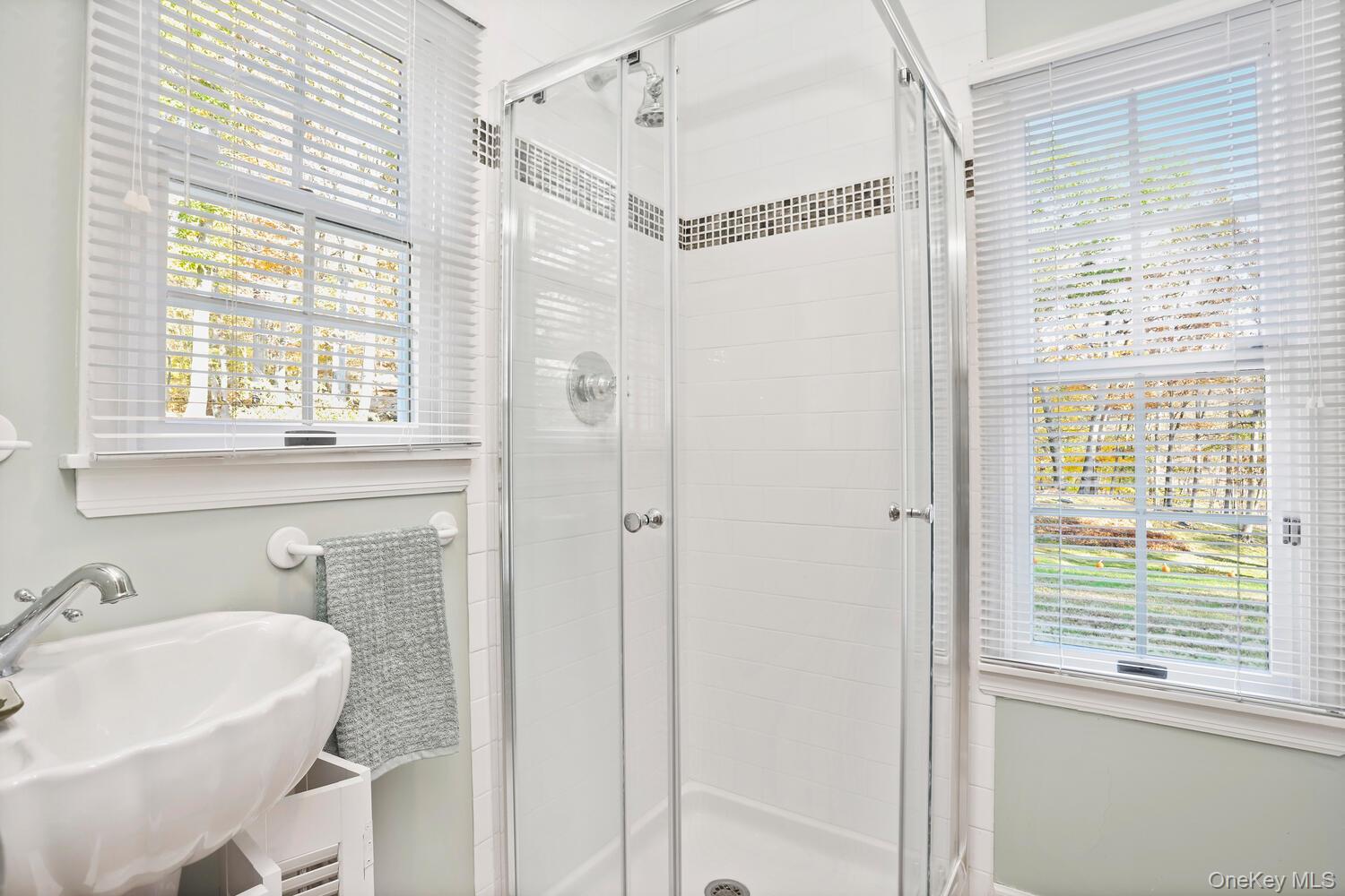 517 Old Chappaqua Road Briarcliff Manor, NY 10510 - Photo 13 of 32 First floor Bathroom with stall shower