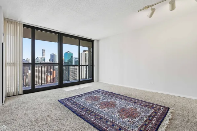 a view of an empty room