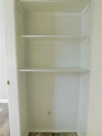 a view of a closet