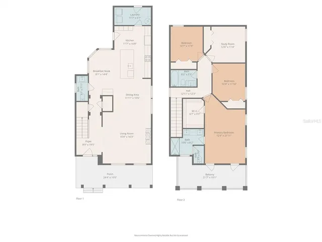 a living room with furniture a flat screen tv and a table