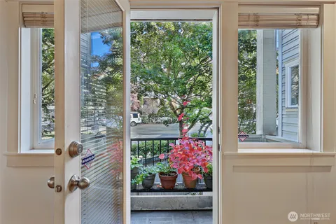 a view of a entryway