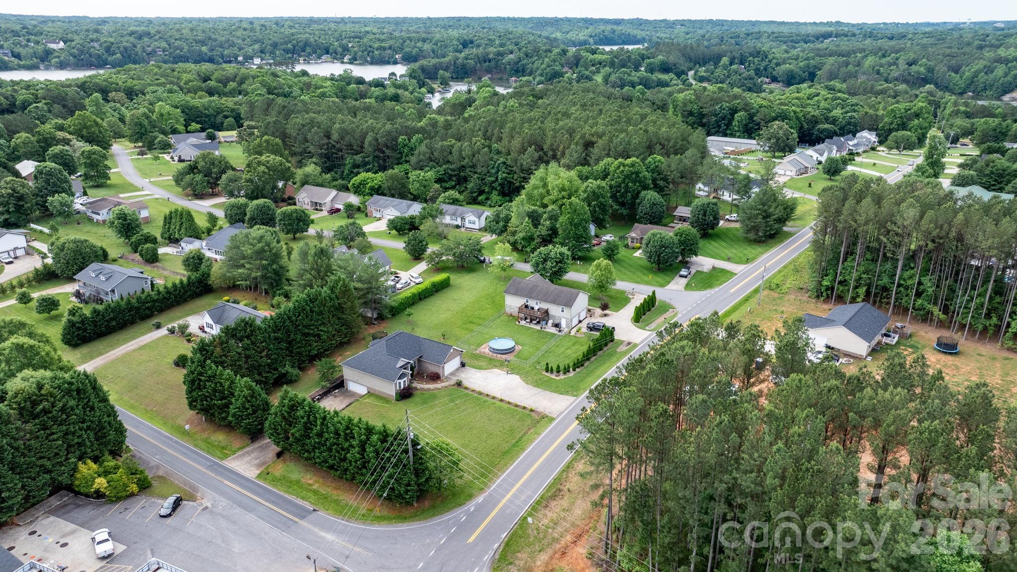 5750 Ellenwood Road Granite Falls, NC 28630 - Photo 38 of 38 an aerial view of residential house with outdoor space and street view