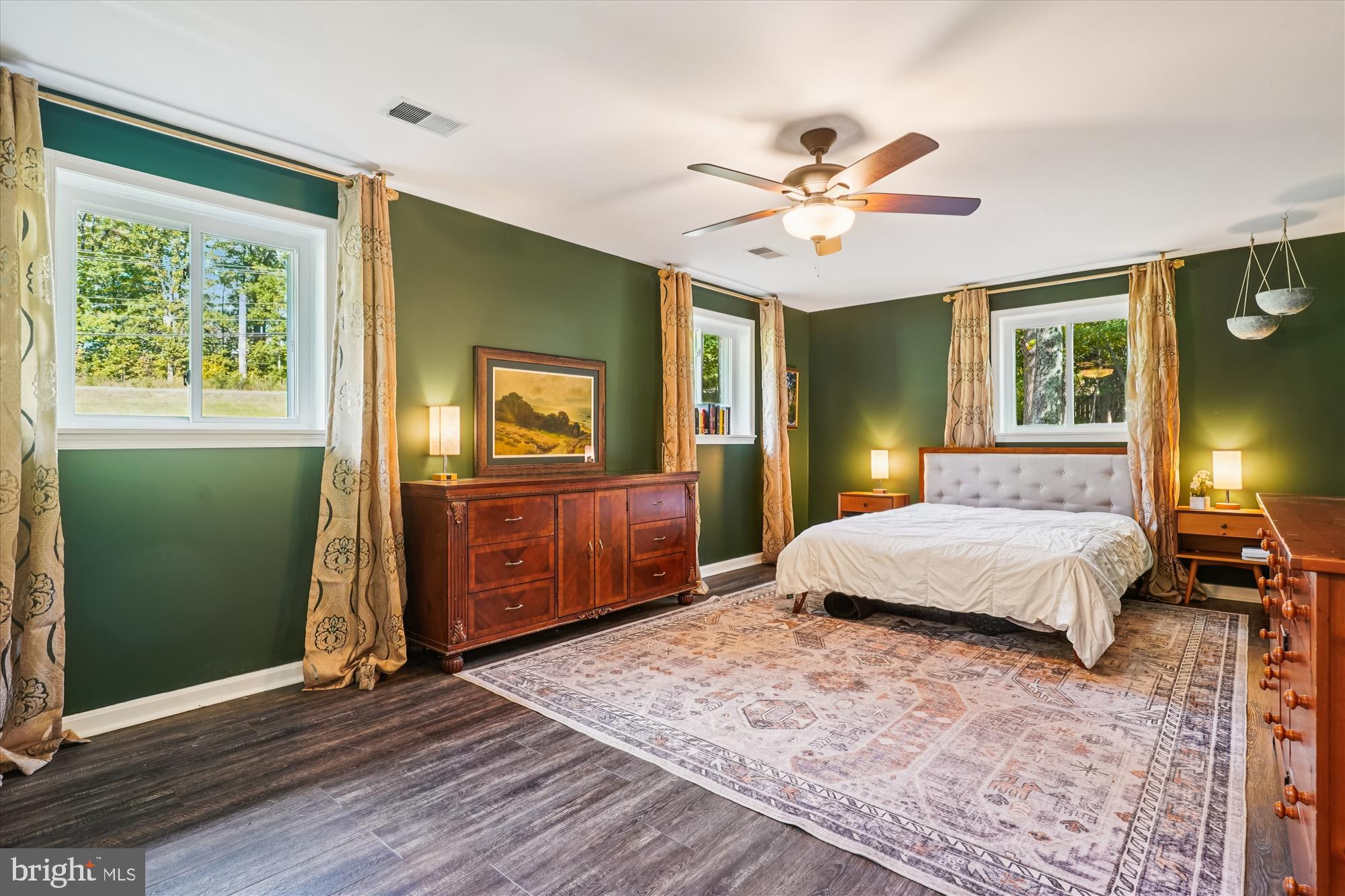 138 Courthouse Road Stafford, VA 22554 - Photo 19 of 29 a bedroom with a large bed a chandelier and dresser