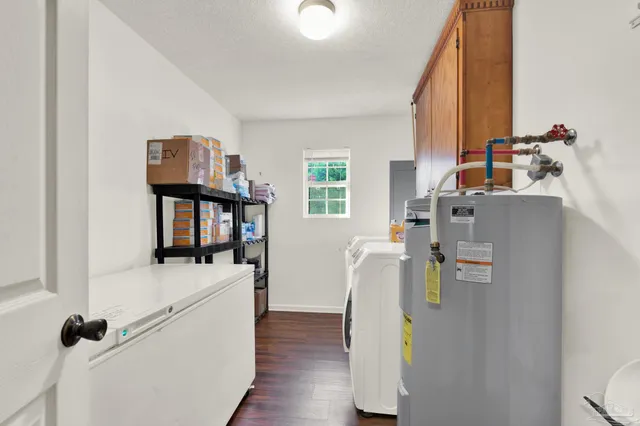 a view of kitchen and living room
