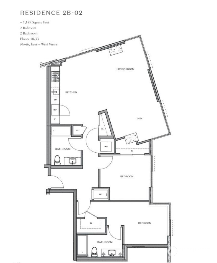 121 Stewart Street, Unit 1701 Seattle, WA 98101 - Photo 2 of 15 a picture of a very nice looking hallway