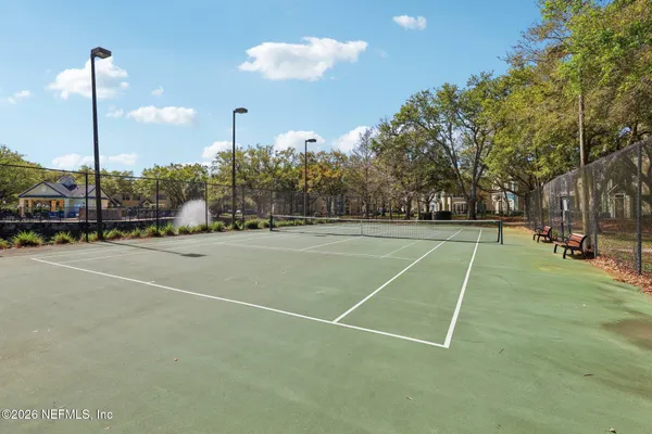 a view of a tennis court