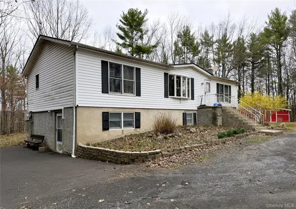 a view of a house with a patio