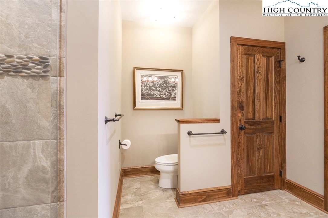171 Falcon Trace, Unit C411 Boone, NC 28607 - Photo 29 of 46 a bathroom with a toilet and a shower