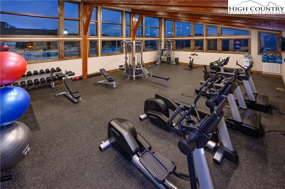 171 Falcon Trace, Unit C411 Boone, NC 28607 - Photo 39 of 46 a room with gym equipment