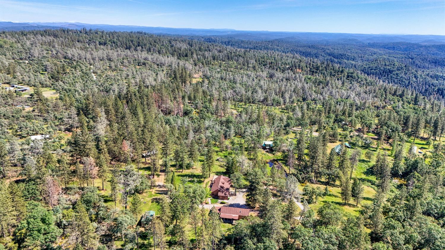 5215 Faraway Road Greenwood, CA 95635 - Photo 25 of 46 aerial view of a forest
