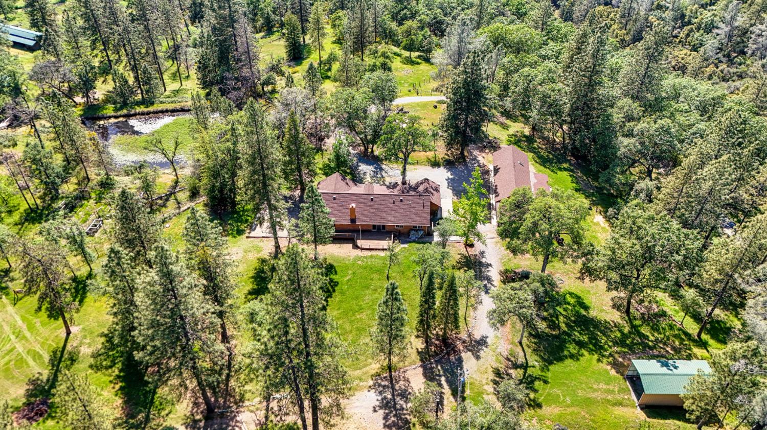 5215 Faraway Road Greenwood, CA 95635 - Photo 27 of 46 aerial view of property and surrounding area