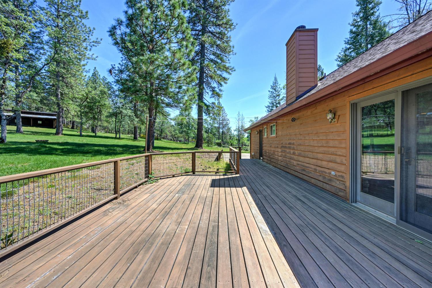 5215 Faraway Road Greenwood, CA 95635 - Photo 44 of 46 wooden terrace with a yard